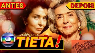 TIETA ANTES E DEPOIS DOS ATORES 📺 [upl. by Harlamert]