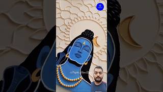 diyshivling painting shivlingart drawing lippanmirrorart shivaidol art religion shorts yt [upl. by Knuth]