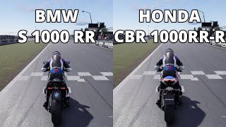 Ride 5  BMW S 1000 RR vs Honda CBR 1000RRR Fireblade SP  Drag Race [upl. by Isia164]