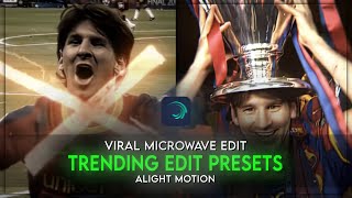 MICROWAVE Trending Edit in Alight Motion  Free Preset Tutorial [upl. by Malet]