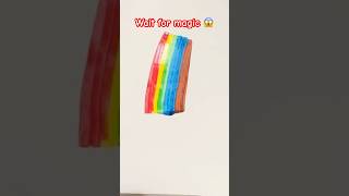 DIY Rainbow🌈 Man art art shorts kids ytshorts creative ytshortsindia howtodraw kidsvideo [upl. by Idnyc]