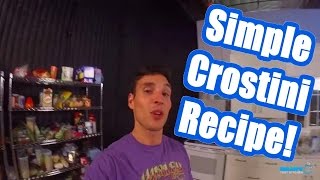 Easy Appetizers  Simple Crostini Recipe  Brians Test Kitchen [upl. by Ahsiekram]