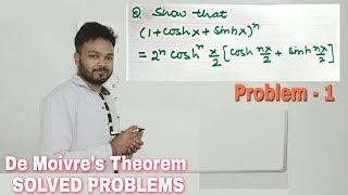 De Moivres Theorem problems and solutions 🔥 [upl. by Calv]