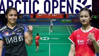 Gregoria Mariska Tunjung INA VS Zhang Yiman CHN  Round Of 16 Badminton Arctic Open 2024 [upl. by Jez]