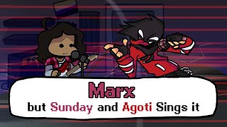 MARX but Agoti and Sunday have a Rap Battle Marx but its a Agoti and Sunday Cover No Epilepsy [upl. by Anoirtac]