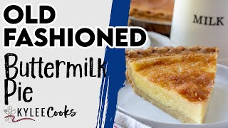 How to make Buttermilk Pie [upl. by Kihtrak844]