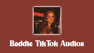 Baddie TikTok Audios Mashup [upl. by Harlene]