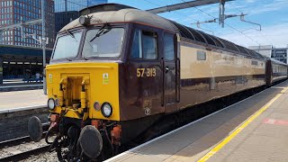 5Z68 ECS Royal Ascot to Southall WCR Departure from Reading [upl. by Nyliak]