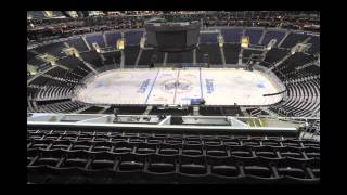 STAPLES Center quotSportsageddonquot Conversion  LA KINGS to LAKERS to CLIPPERS [upl. by Edylc681]