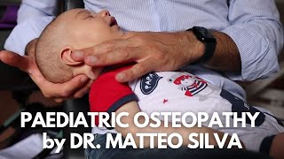 Osteopathic treatment for newborn baby 😍🙌🏻 Paediatric Osteopath Dr Matteo Silva [upl. by Tolland]