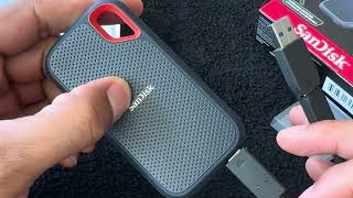 Unboxing Sandisk Extreme Portable SSD Discover Whats Inside [upl. by Nimad]