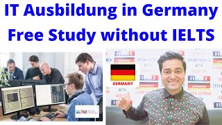 IT AUSBILDUNG Free Study in GERMANY with 100000 Rupees Stipend  Student Visa  Vocational Engineer [upl. by Chung]