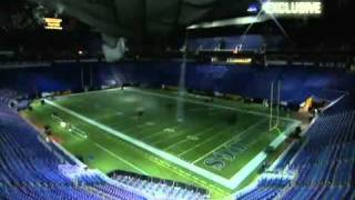 Actual footage Metrodome Roof Collapse Video From the Inside Metrodome [upl. by Donela807]