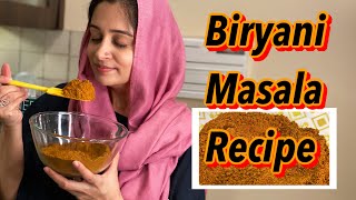 HOME MADE BIRYANI MASALA RECIPE  HOW TO MAKE BIRYANI MASALA  BIRYANI MASALA  DIPIKA KAKAR IBRHAIM [upl. by Adil36]