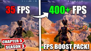 How to Fix FPS Drops amp BOOST FPS in Fortnite Chapter 5 Season 3 [upl. by Chrissie]