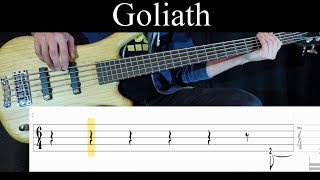 Goliath Karnivool  Bass Cover With Tabs by Leo Düzey [upl. by Phira]