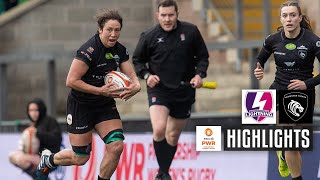 Highlights  Premiership Womens Rugby Leicester Tigers vs Loughborough Lightning [upl. by Eicrad223]