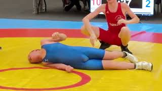 Wrestling  Ringen LM SA 2024 in Artern Greco Jugend B U14 44 kg Löbner  Psoch [upl. by Ellerahs]