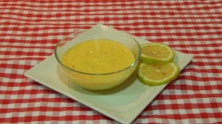 Cómo hacer salsa de limón  Receta fácil [upl. by Aniham]