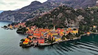 DJI mini 4 Pro  Lake Como 4k  Varenna Italy [upl. by Goeger]