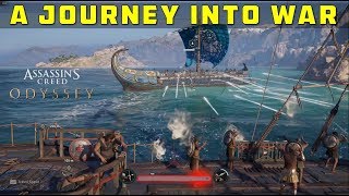 A Journey Into War Destroy Athenian Blockade Ships  ASSASSIN’S CREED ODYSSEY [upl. by Ramah882]