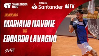 Challenger Santander AAT II Mariano Navone ARG vs Edoardo Lavagno ITA [upl. by Weinman]