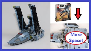 Bad Batch Shuttle Extended Lego Star Wars 75314  Lego Mod 8 [upl. by Ahseiat]