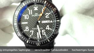 FORTIS B42 BLACK AUTOMATIK DAYDATE 6472871 K wwwolfertco [upl. by Hiltner372]