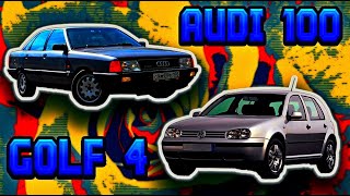 AUDI 100  GOLF 4 МЕНЯЕМ ПОДУШКИ ГЛУШИТЕЛЯ  LIFE VLOG [upl. by Disraeli]