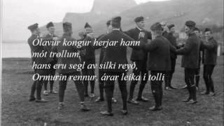 Einars Ríma  Velbastaðmenn kvøða 1959 [upl. by Soelch879]