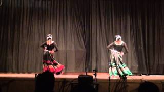 Madhuri Dixit Tribute Meenu Jayakrishnan and Lydia Manchery [upl. by Enaile]