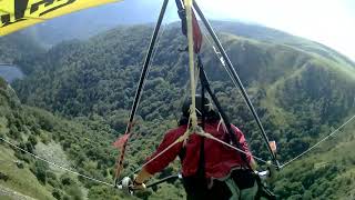 Décollage en deltaplane du sommet du Hohneck dans les Vosges le 21septembre 2024 [upl. by Amaryl]