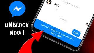 How to unblock and send messages again in Messenger [upl. by La]