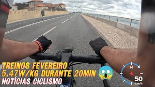 Resumo mensal Fevereiro  547WKg na Marginal  Cycling News ðŸ˜±ðŸ˜±  Aquele da Btwin [upl. by Lora]