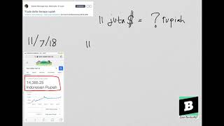 11 juta dollar berapa rupiah [upl. by Herring412]