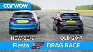 New Ford Fiesta ST 15 vs old 16 ST DRAG RACE amp ROLLING RACE  carwow [upl. by Piselli]