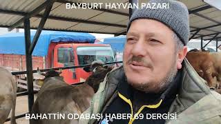 BAYBURT HAYVAN PAZARI İZLEMEYE DOYAMAYACAKSINIZ [upl. by Esiom]