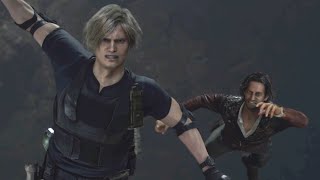 Best Leon and Luis Moments in Resident Evil 4 Remake Cutscenes  Dialogues [upl. by Ayalat880]