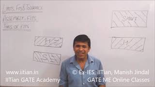 Limits Fits Tolerance Metrology 02 Assembly Fits and Types of Fits GATE Mechanical Online Class [upl. by Carree265]