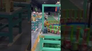 Polyethylene terephthalate PET hose braiding machine glass fiber sleeving braiding machine [upl. by Mei465]