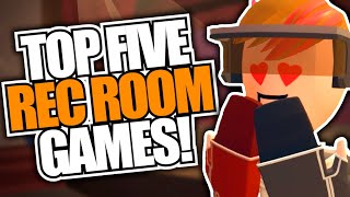 5 Rec Room Games You NEED to Play ft Talking Ben [upl. by Prestige]