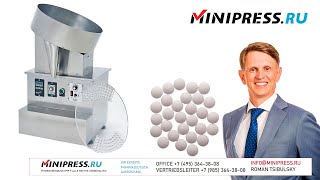 Tabletten und KapselScheibenzählmaschine DT40 Minipressru [upl. by Inaluahek683]