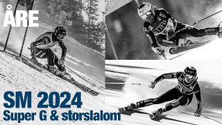 Svenska mästerskapet i storslalom Åre 2024 [upl. by Rim]