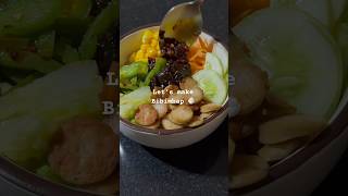 Easy bibimbap Day 16 healthy recipes for a week ashortaday bibimbap india [upl. by Nanaj]