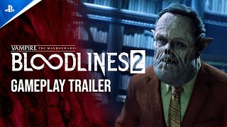 Vampire the Masquerade Bloodlines 2  Gameplay Trailer  PS5 Games [upl. by Nerha]