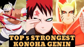 BORUTO Top 5 Strongest Konoha Genin in Boruto Naruto Next Generations Ranked [upl. by Virgie682]