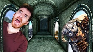 Skyrim Speedrun but I randomized all the doors [upl. by Nagad]