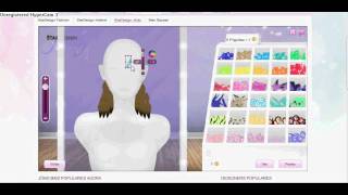 Stardoll  ombreé hair tutorial Stardesign [upl. by Pradeep624]