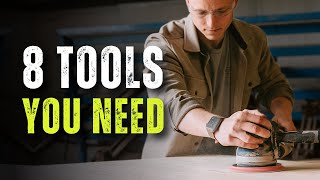 8 ESSENTIAL TOOLS For Woodworking Beginners [upl. by Gresham]