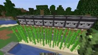 Minecraft 116 Auto Sugarcane Farm  Tutorial [upl. by Maltzman]